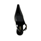Saint Laurent Black Calfskin High Heel Pumps
