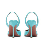 Amina Muaddi Bicolor Silk Pumps