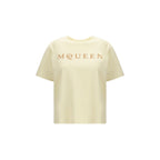 Alexander McQueen Bicolor Cotton T-Shirt