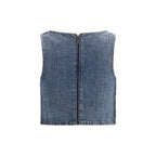 Self-Portrait Blue Denim Shirt