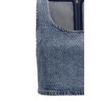 Self-Portrait Blue Denim Shirt