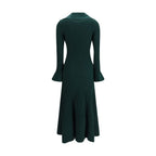 Self-Portrait Bicolor Viscose Casual Dress