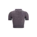 Self-Portrait Gray Wool Blouse