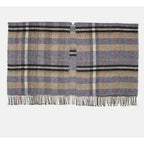 Gas Brown Marabou Poncho