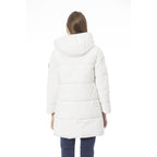Baldinini Trend White Polyester Parka