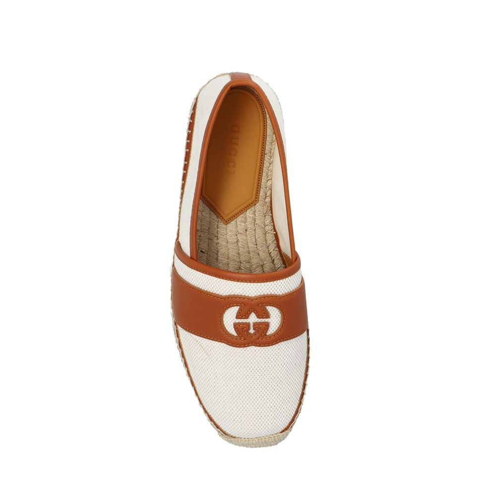 Gucci Beige Canvas Espadrilles