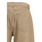 Jacquemus Beige Cotton Straight-Leg Jeans