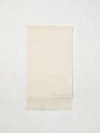 Max Mara White Cashmere Scarf