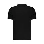 North Sails Black Cotton Mens Polo Shirt