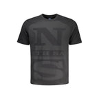North Sails Black Cotton Men's T-Shirt
