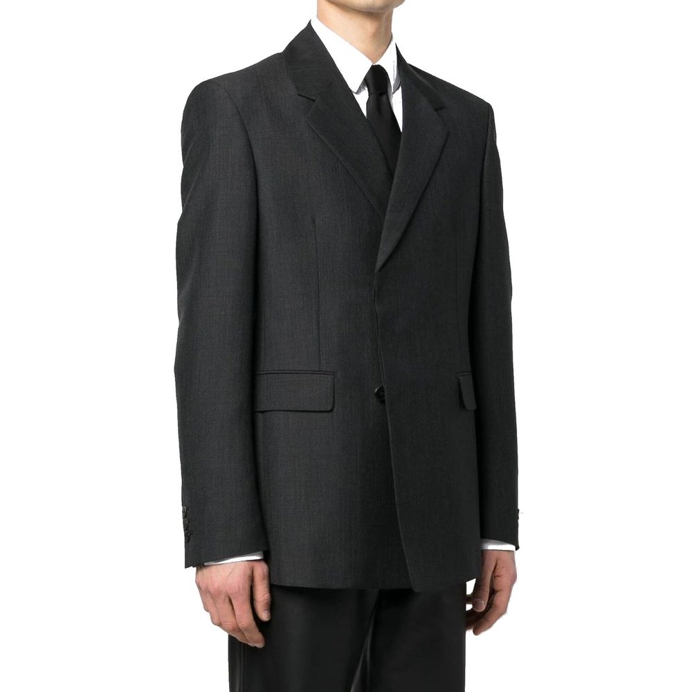 Prada Gray Wool Blazer