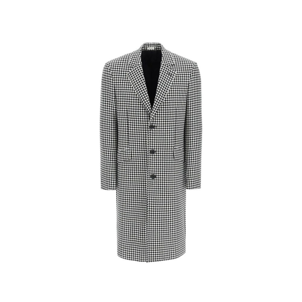 Alexander McQueen Black Wool Coat
