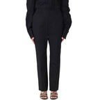 Saint Laurent Black Cotton Casual Pants