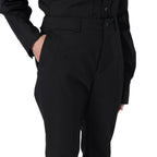 Saint Laurent Black Cotton Casual Pants