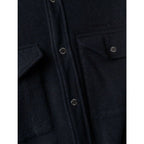 Ambush Blue Marabou Coat