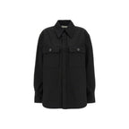 Saint Laurent Black Cotton Dress Shirt