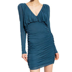 Saint Laurent Blue Copper Casual Dress