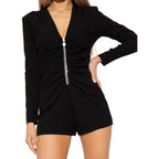 Saint Laurent Black Acetate Jumpsuit