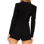 Saint Laurent Black Acetate Jumpsuit