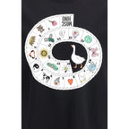 Moschino Black Cotton Bodysuit