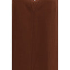 Brunello Cucinelli Brown Viscose Casual Dress