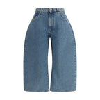 The Attico Blue Cotton Jeans Denim