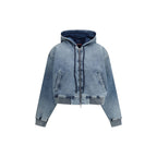 Diesel Blue Cotton Sweatshirt