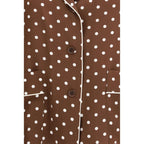 P.A.R.O.S.H. Brown Silk Pattern Shirt