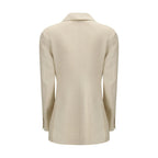 P.A.R.O.S.H. Beige Cotton Blazer