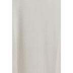 P.A.R.O.S.H. White Linen Sleeveles T-Shirt