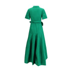 P.A.R.O.S.H. Bicolor Polyester Casual Dress