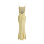 The Andamane Bicolor Polyester Long Dress