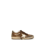 Golden Goose Brown Calf Leather Bos Taurus Low Top Sneakers