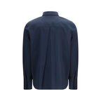 Brunello Cucinelli Blue Cotton Dress Shirt