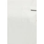 Brunello Cucinelli White Cotton T-Shirt