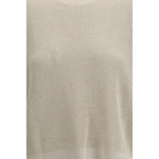 Brunello Cucinelli Beige Cotton Sweatshirt