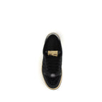Gucci Blue Cotton Low Top Sneakers