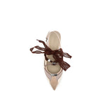 PINKO Multicolor Calf Leather Bos Taurus Ballet Flats
