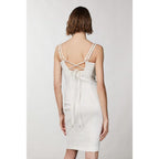 Patrizia Pepe White Flax Casual Dress
