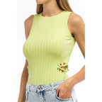 Patrizia Pepe Yellow Viscose Bodysuit