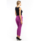 Patrizia Pepe Purple Polyester Casual Pants