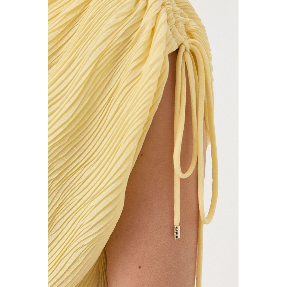 Patrizia Pepe Yellow Polyester Jumpsuit