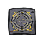 Borbonese Black Silk Women Scarf