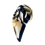 Borbonese Blue Silk Women Scarf