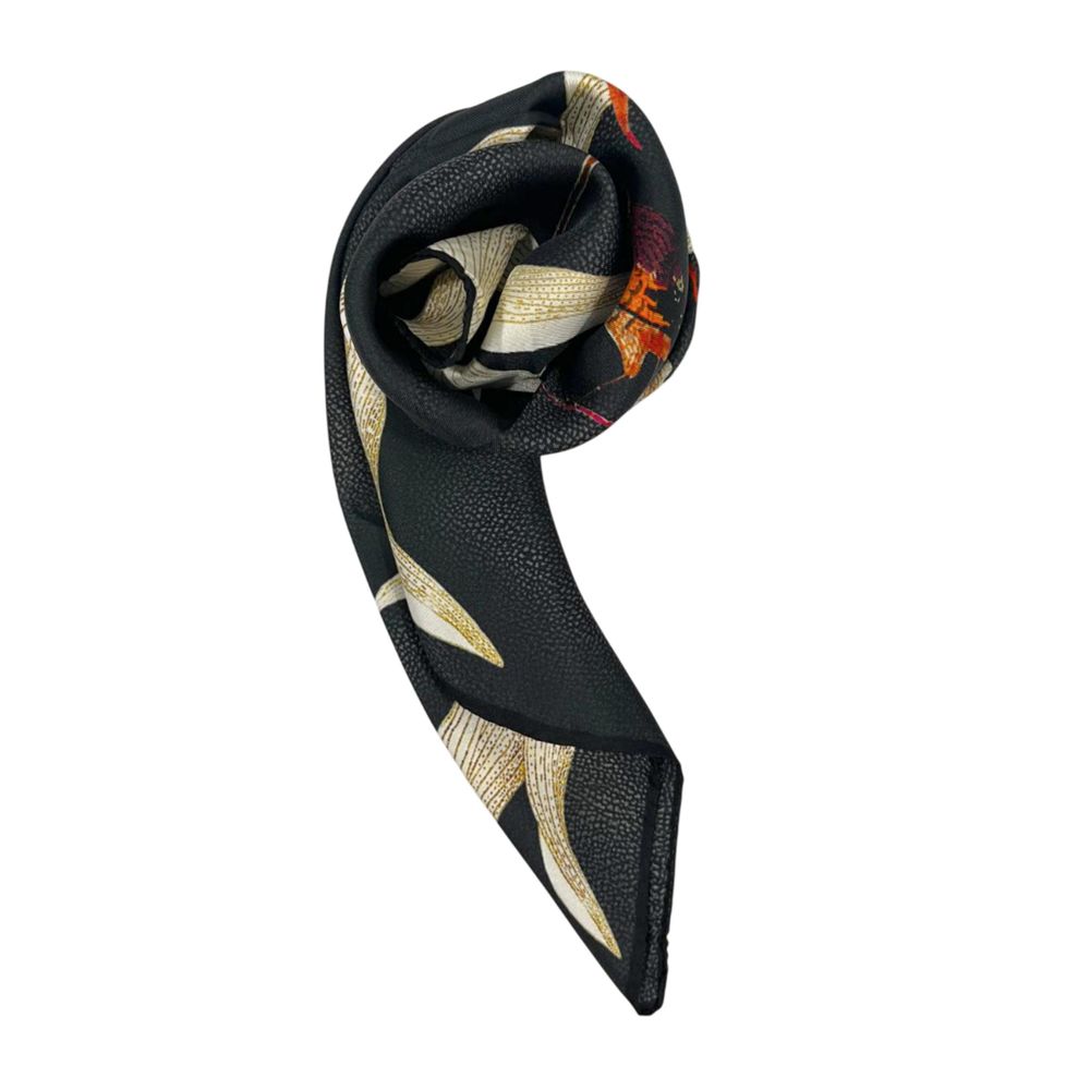 Borbonese Beige Silk Women Scarf