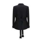Valentino Black Wool Oves Aries Blazer
