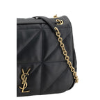 Saint Laurent Black Lamb Ovis Aries Aries Shoulder Bag