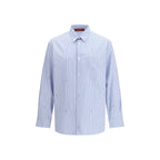 Gucci Blue Cotton Shirt