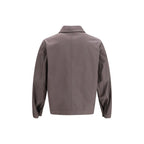 Stone Island Gray Cotton Coat