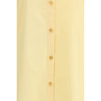 Khaite Bicolor Cotton Casual Dress
